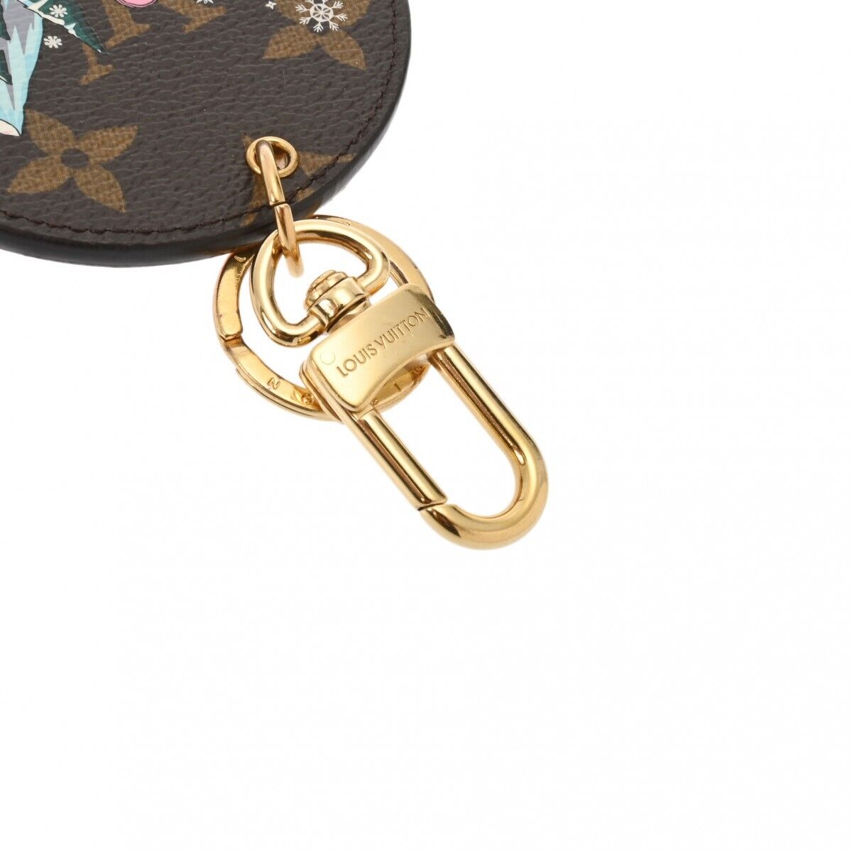 Louis Vuitton Vivienne Keychain Rose