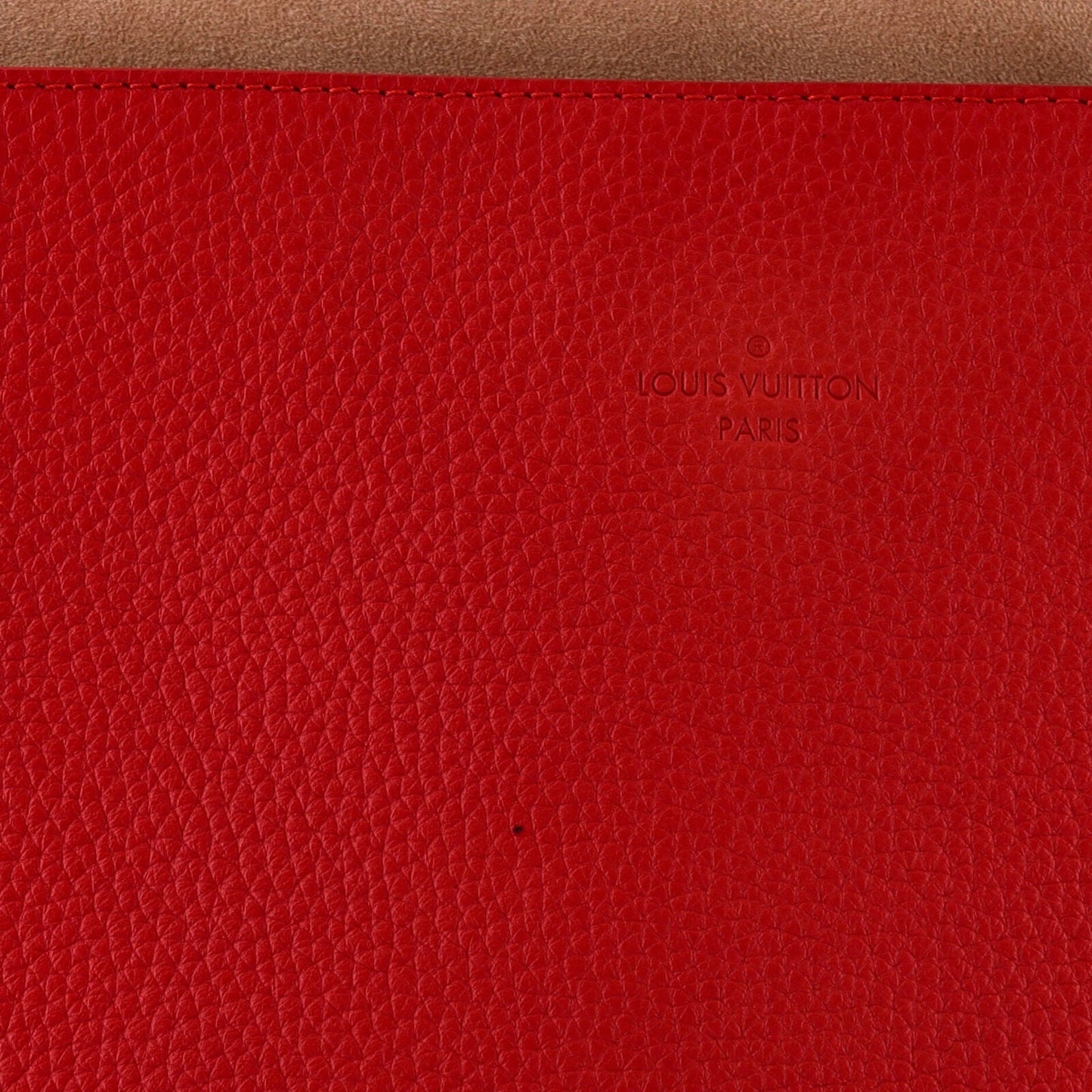 Louis Vuitton Volta Handbag Leather Red