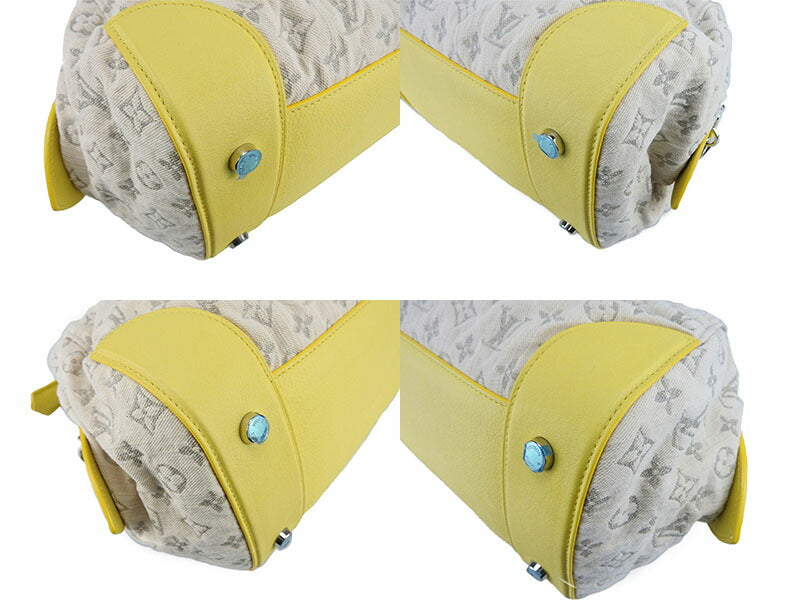 Louis Vuitton 2Way Handbag Speedy Round Denim