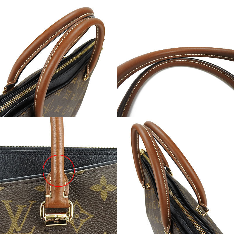 Louis Vuitton Pallas Monogram Noir 2Way Shoulder Handbag