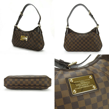 Louis Vuitton Thames PM Damier One Shoulder Bag Gold Hardware