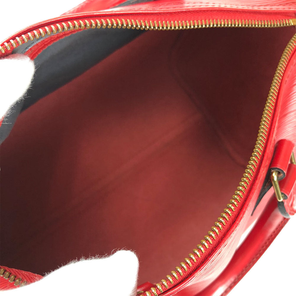 Louis Vuitton Handbag Speedy 25 Castilian Red Epi Leather