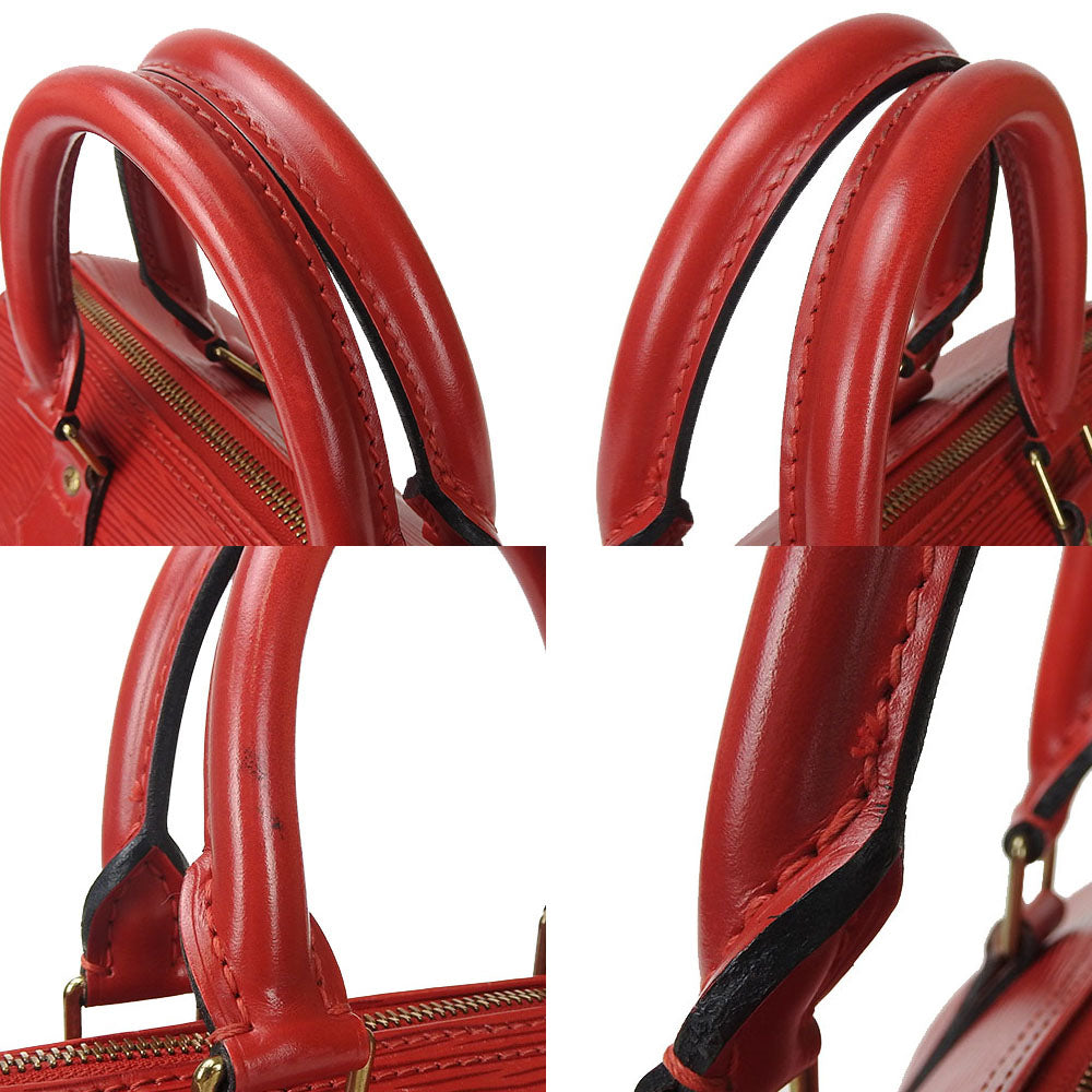 Louis Vuitton Handbag Speedy 25 Castilian Red Epi Leather
