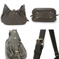 Louis Vuitton Shoulder Bag Monogram Mahina XS Gray Leather