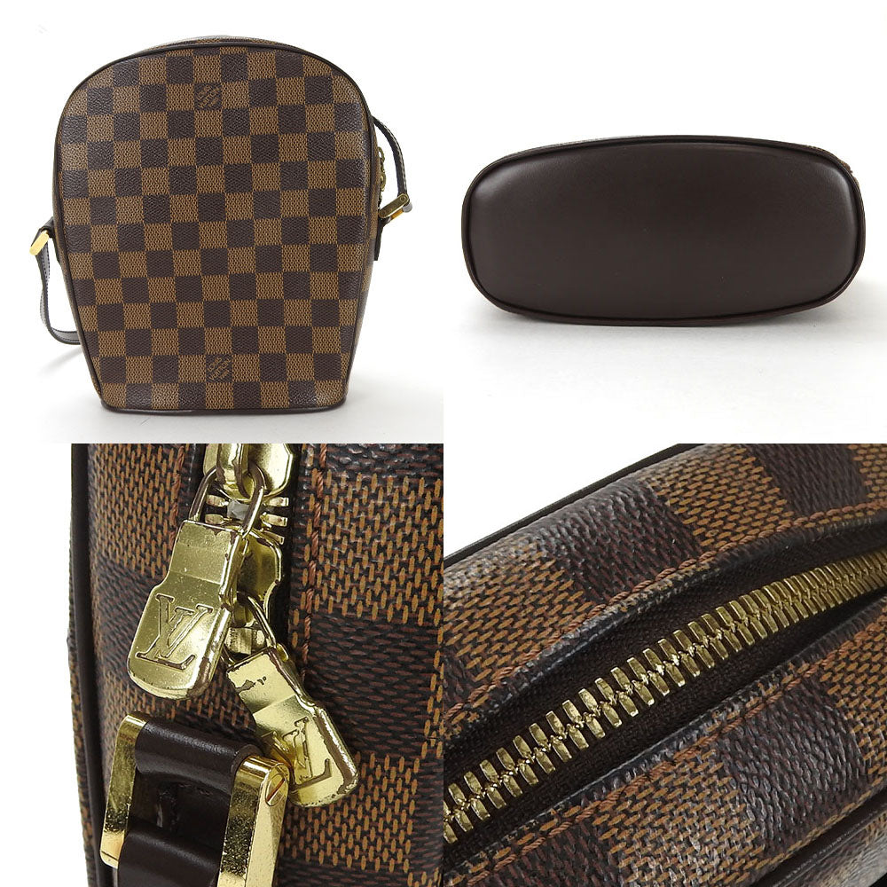 Louis Vuitton Shoulder Bag Crossbody Ipanema PM Damier Ebene Leather