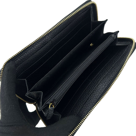 GUCCI GG Marmont Leather Zip Wallet 456117