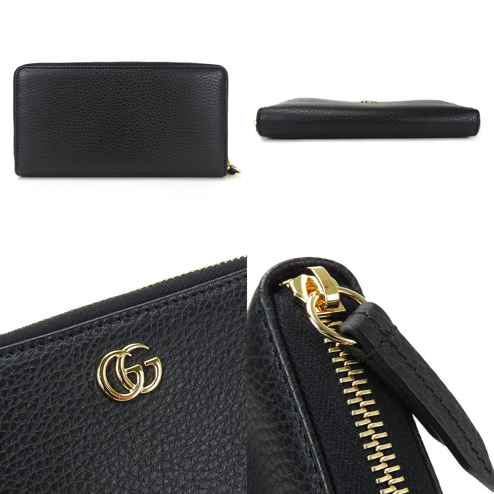 GUCCI GG Marmont Leather Zip Wallet 456117