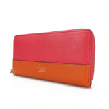 Gucci Bamboo Zip Around Long Wallet Leather Wallet