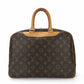 Louis Vuitton Handbag Monogram Deauville PVC