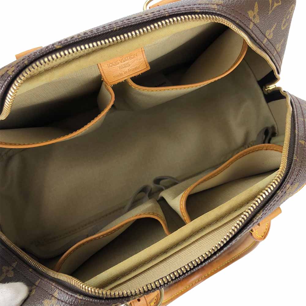 Louis Vuitton Handbag Monogram Deauville PVC
