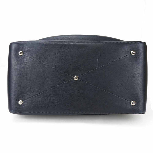 Louis Vuitton 2Way Boston Bag Neo Greenwich Blue Marine Leather
