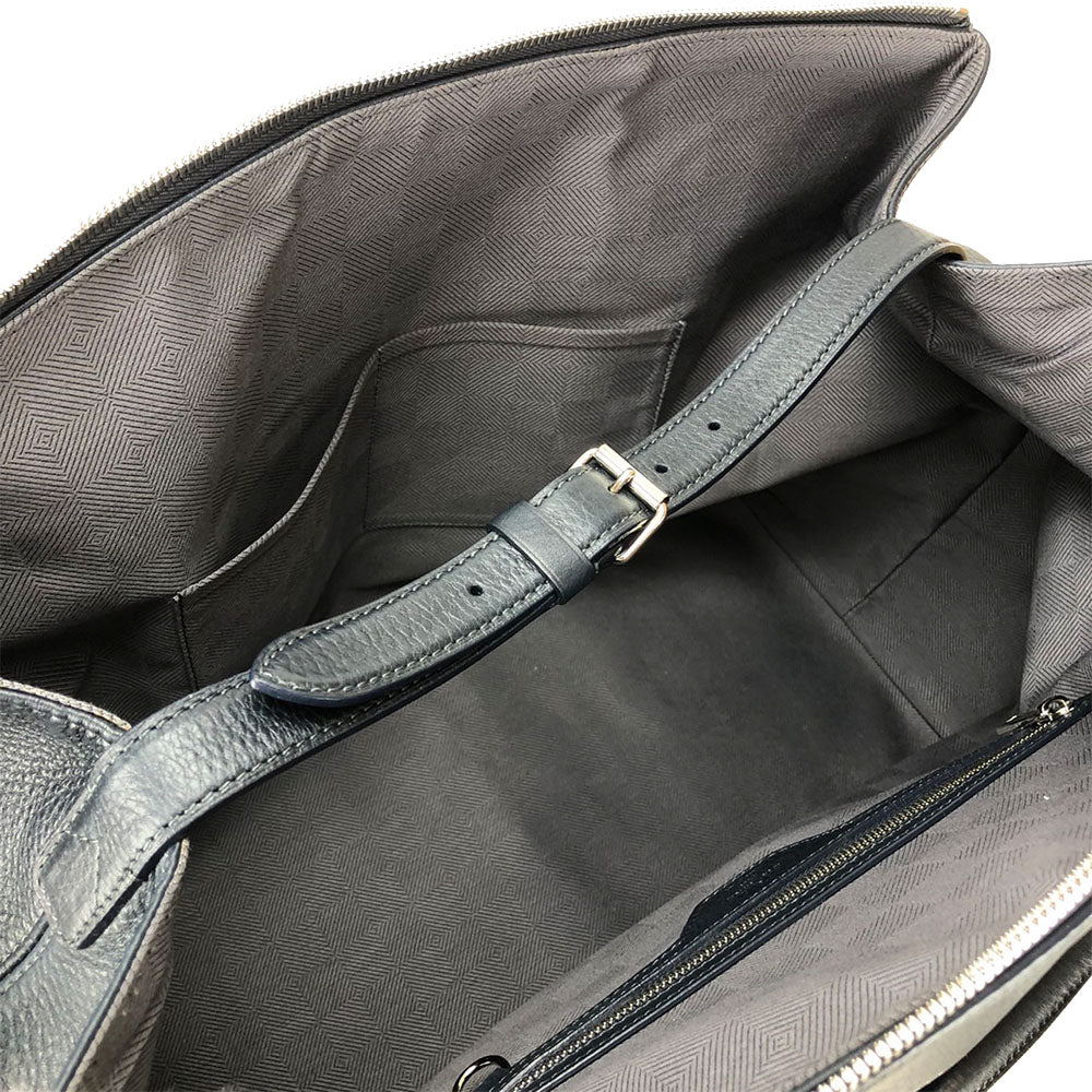 Louis Vuitton 2Way Boston Bag Neo Greenwich Blue Marine Leather