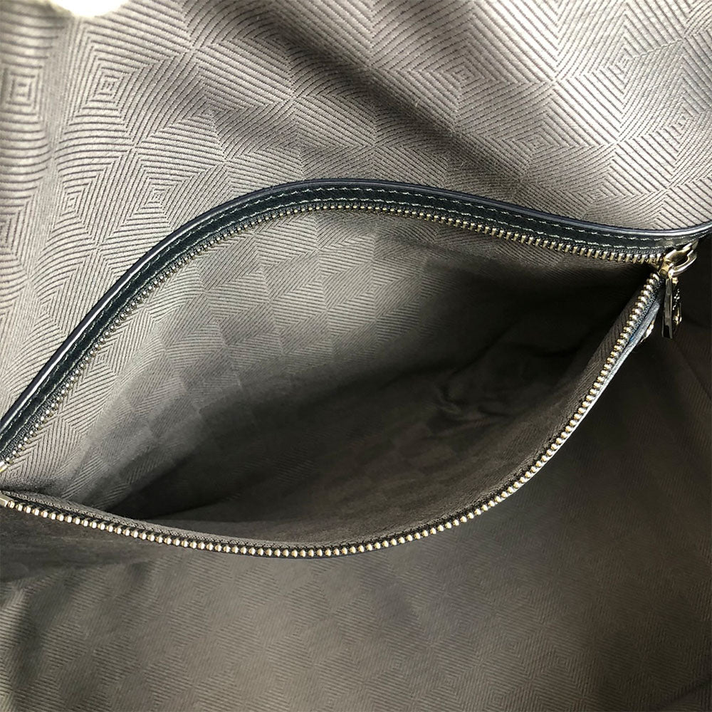 Louis Vuitton 2Way Boston Bag Neo Greenwich Blue Marine Leather