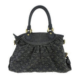 Louis Vuitton Neo Cabby MM monogram denim handbag Black