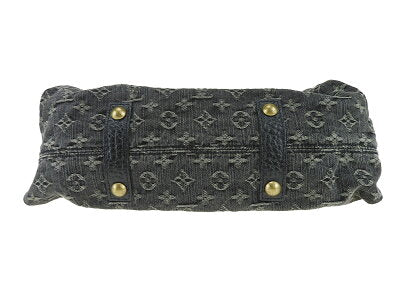 Louis Vuitton Neo Cabby MM monogram denim handbag Black