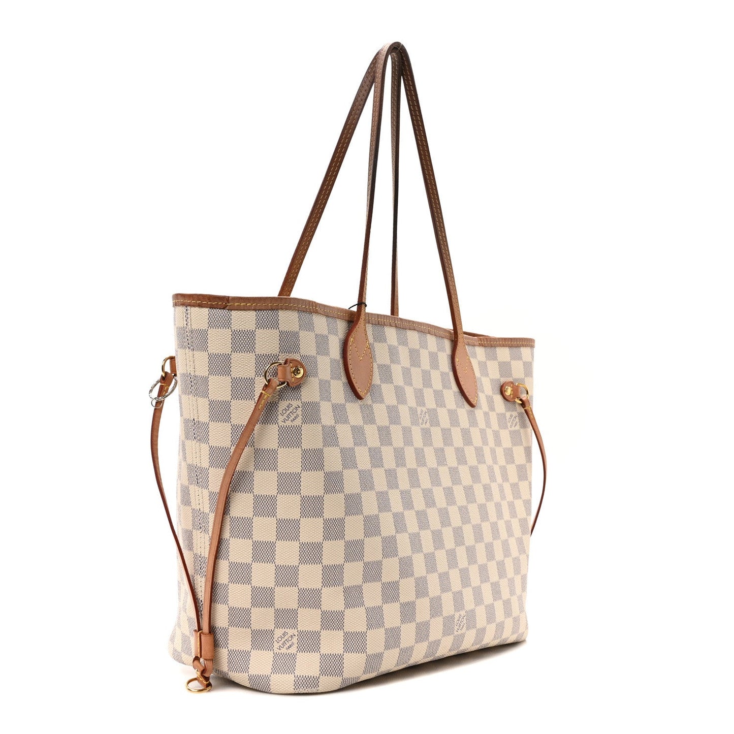 Louis Vuitton Damier Azur Neo Neverfull MM Rose Ballerine