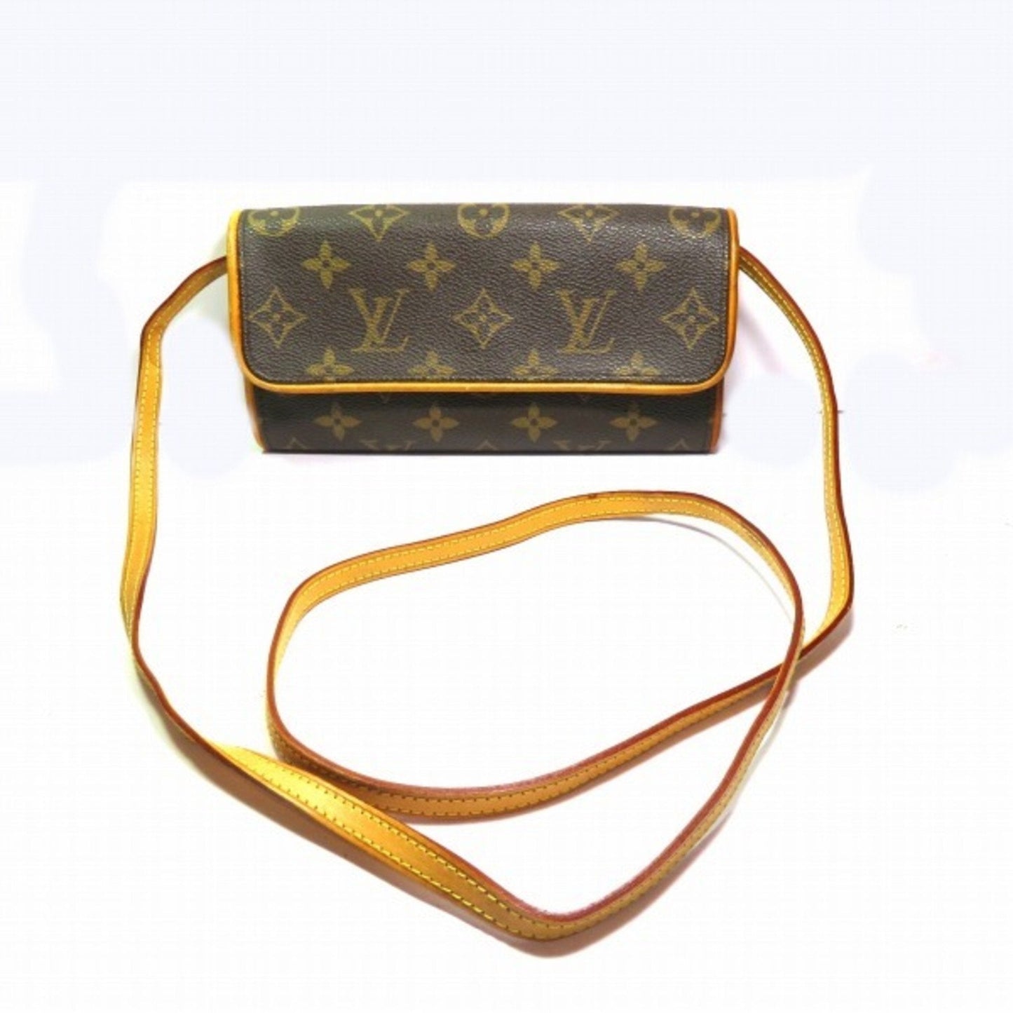 Louis Vuitton Pochette Twin  Canvas Clutch Bag
