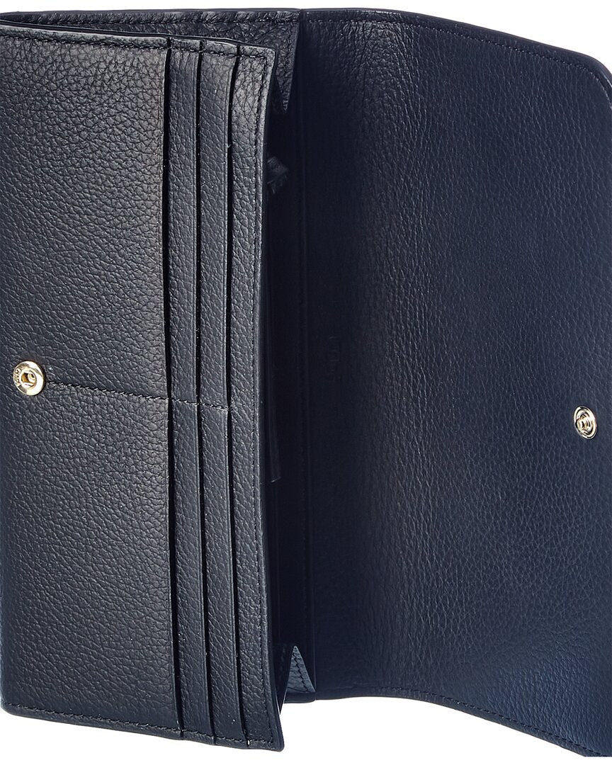 CHL - CC o? Alphabet Leather Continental Wallet