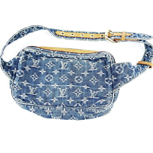 Louis Vuitton Monogram Denim Casual Waist Pouch Bum Bag