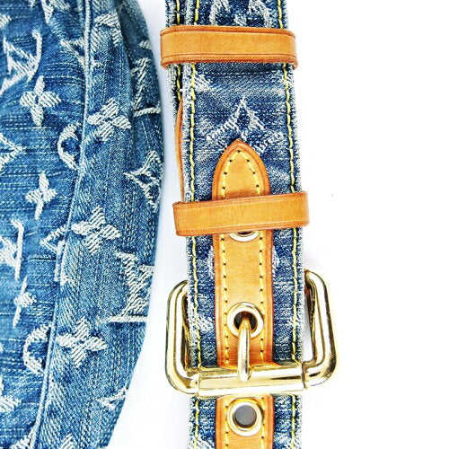 Louis Vuitton Monogram Denim Casual Waist Pouch Bum Bag