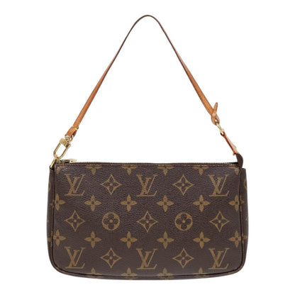 Louis Vuitton Pochette Accessoire  Canvas Clutch Bag
