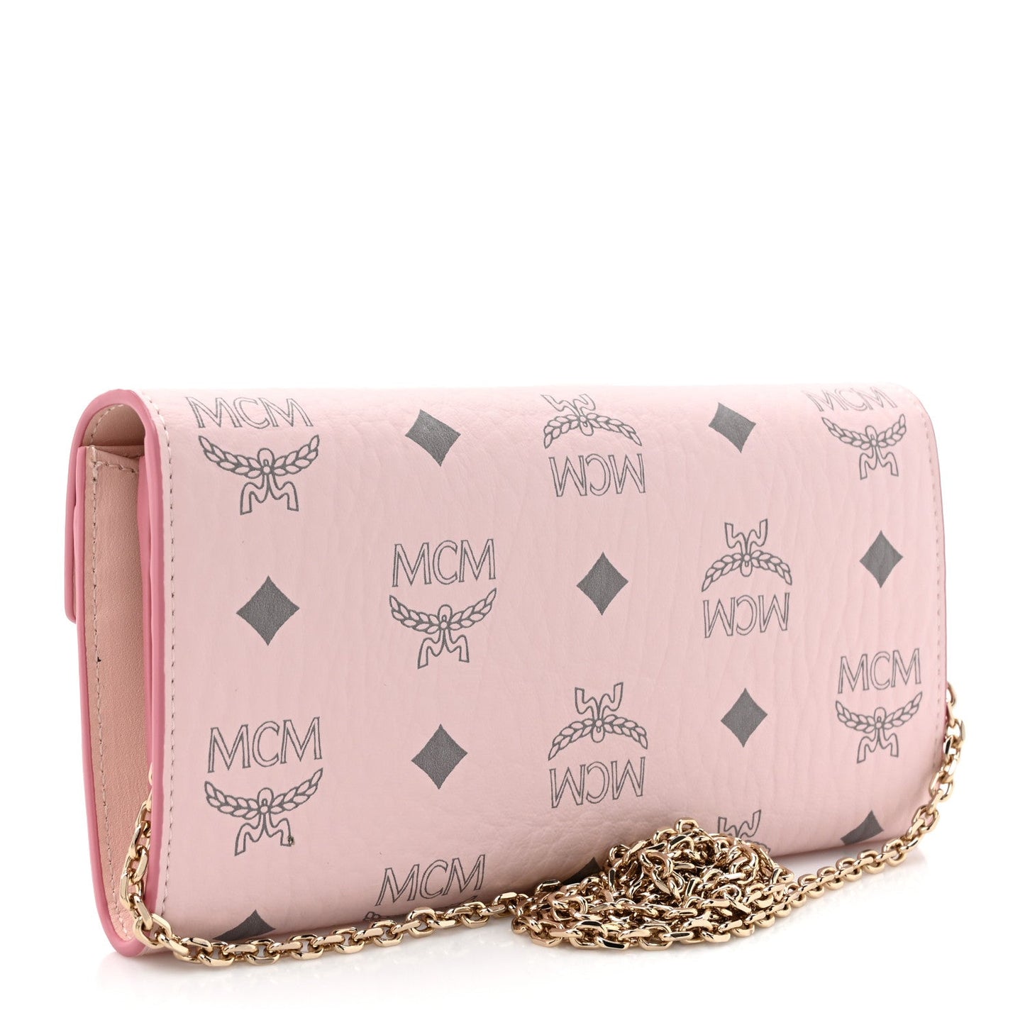 jmb        Visetos Large Patricia Wallet On Chain Soft Pink