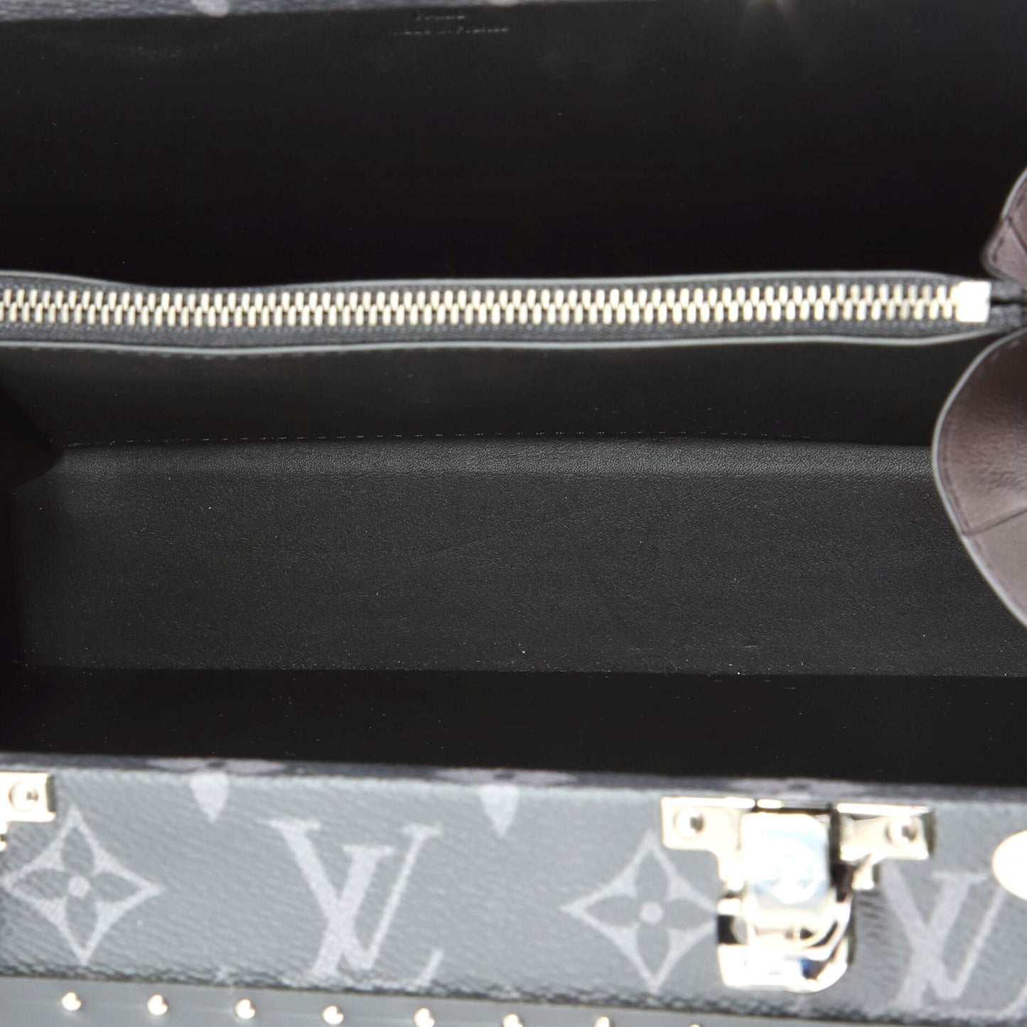 Clutch Box Bag Monogram Eclipse and Leather