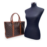 LOUIS VUITTON   Monogram Canvas Sac Weekend Tote Bag