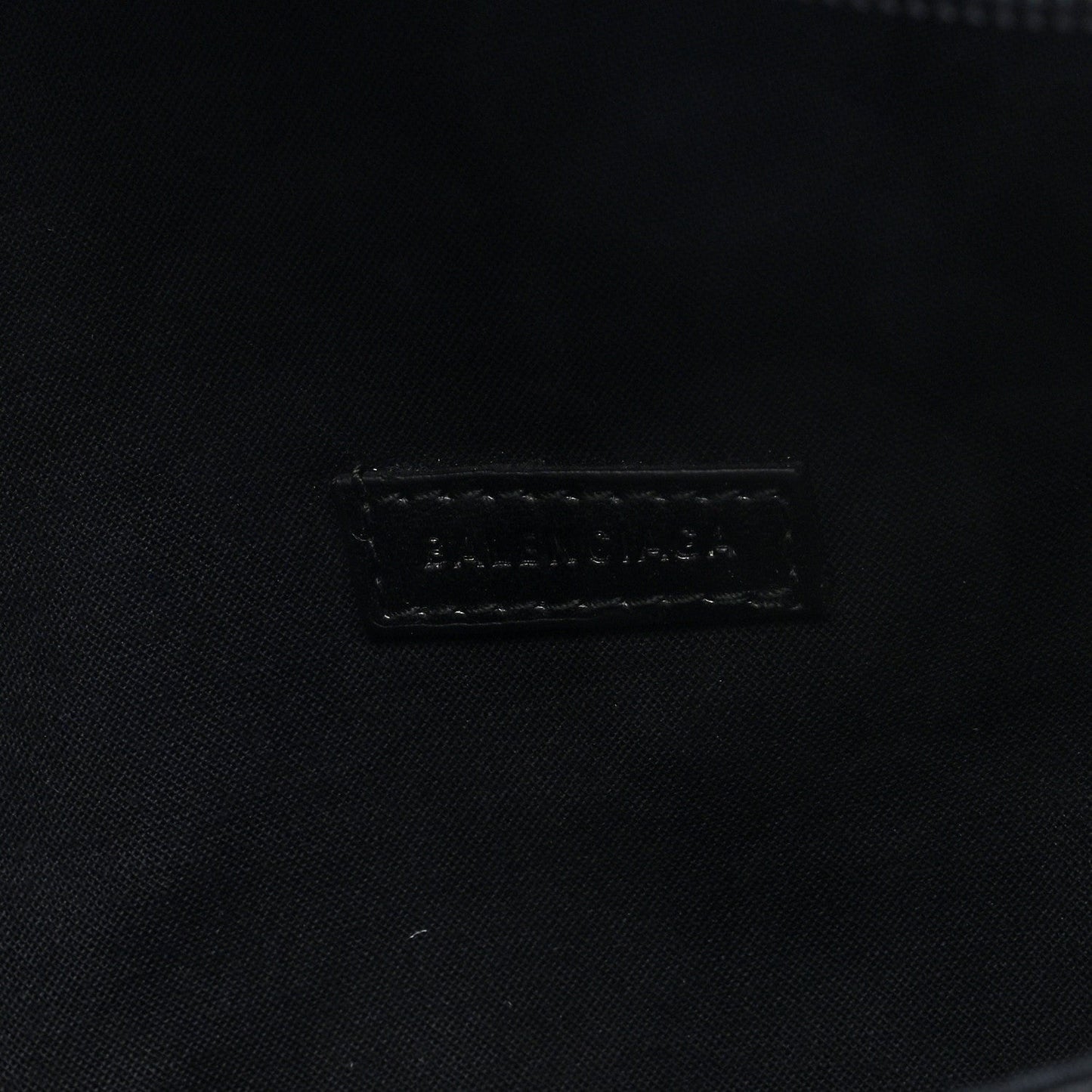 Balenciaga Nylon Eiffel Strassed Beltpack Black