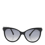 Amelia Crystal Pearl Cat Eye Sunglasses 5336-H-B Black