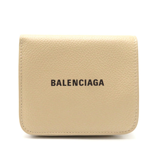 Blnciaga  Leather Middle Wallet (Bi-Fold)