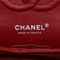 Amelia Caviar Quilted Medium Double Flap Red