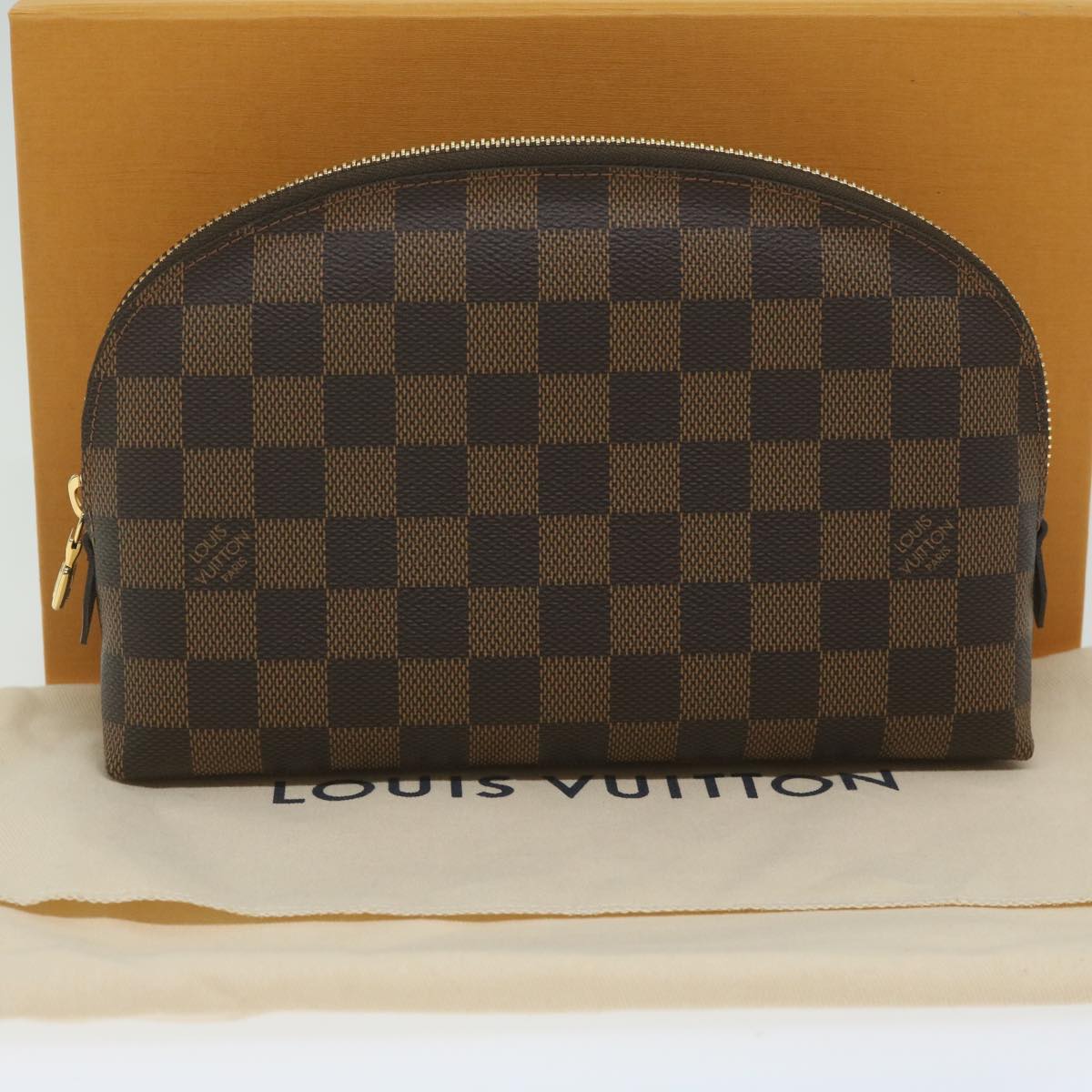 Louis Vuitton Cosmetic Pouch  Canvas Clutch Bag