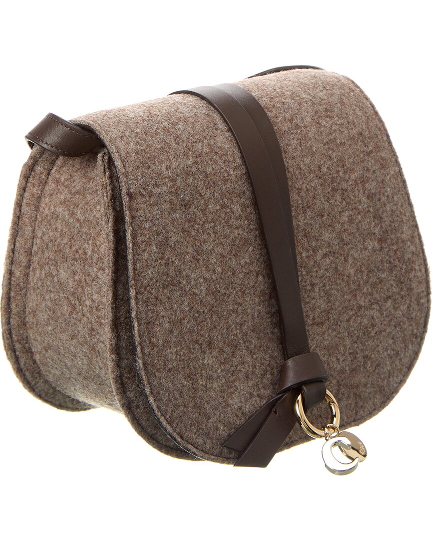 CHL - CC o? Alphabet Mini Felt Saddle Bag