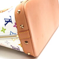 Louis Vuitton Alma Multicolor White Handbag