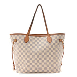 Louis Vuitton Damier Azur Neo Neverfull MM Rose Ballerine