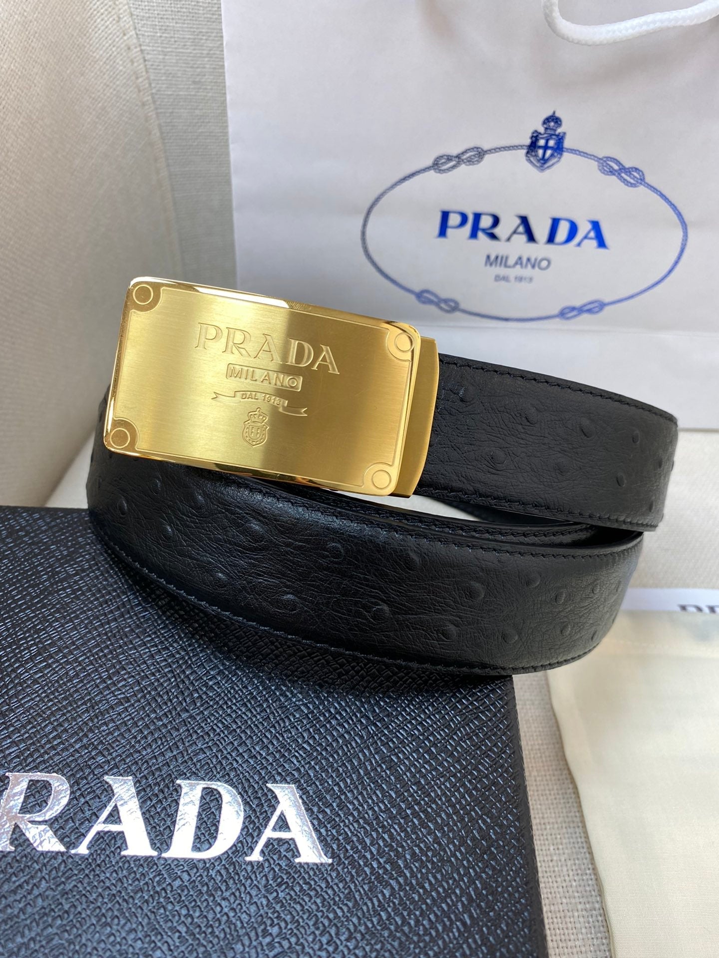 CINTO PRADA 3,5 CM