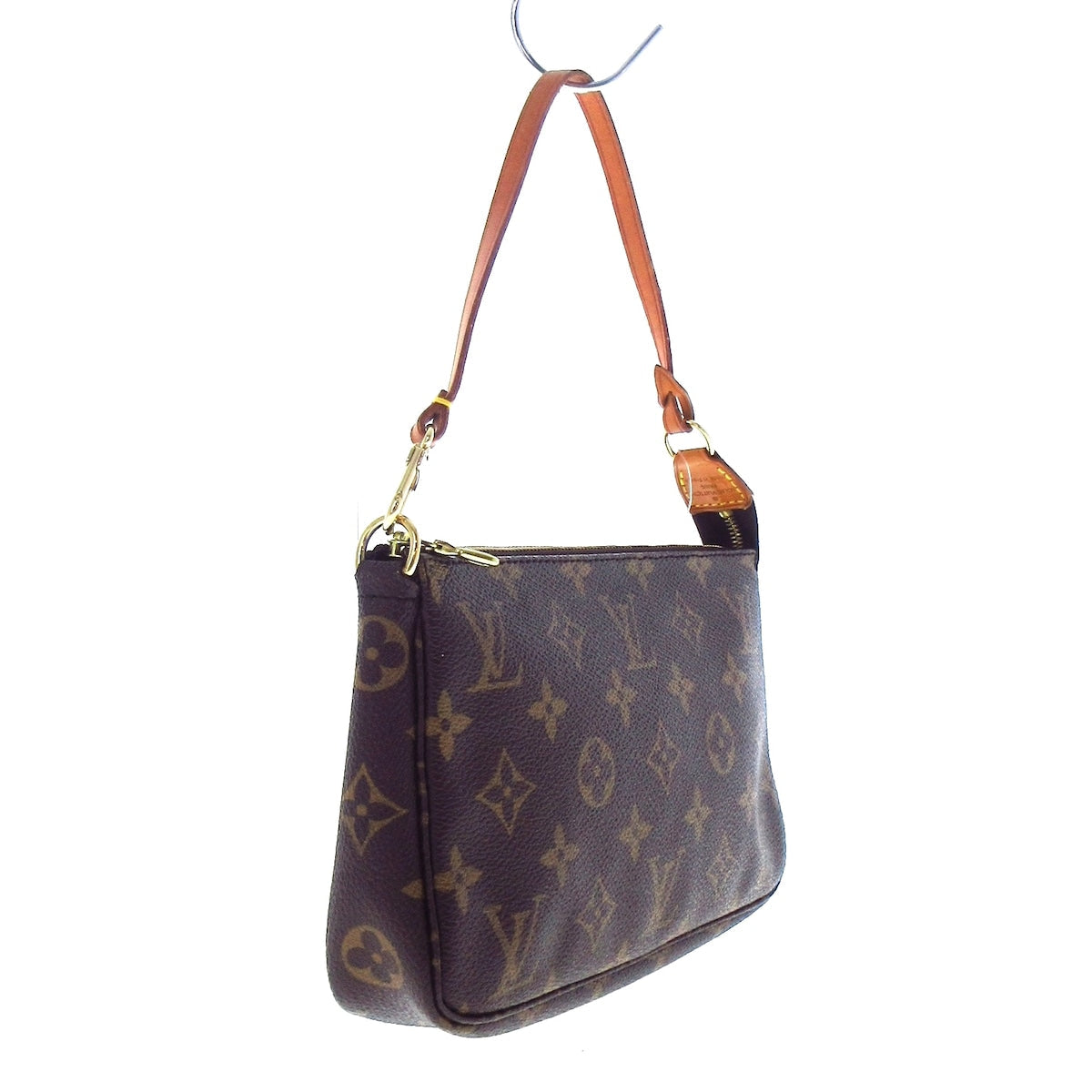 Louis Vuitton Pochette Accessoire  Canvas Clutch Bag