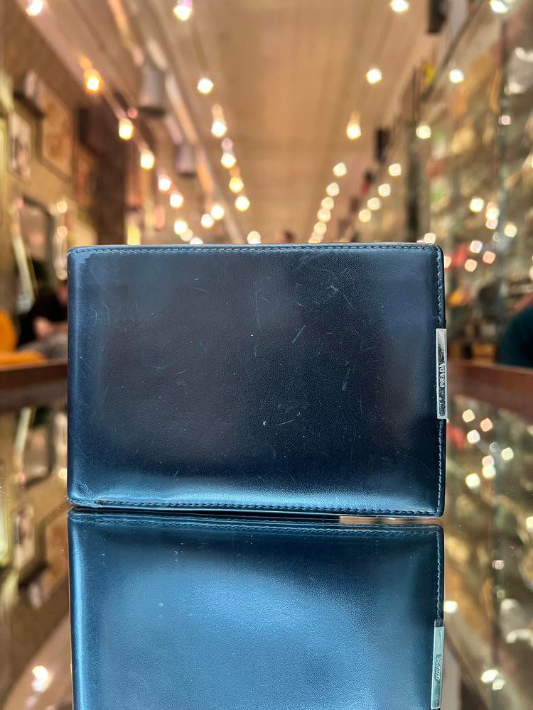 Prada Black Leather Bifold Wallet