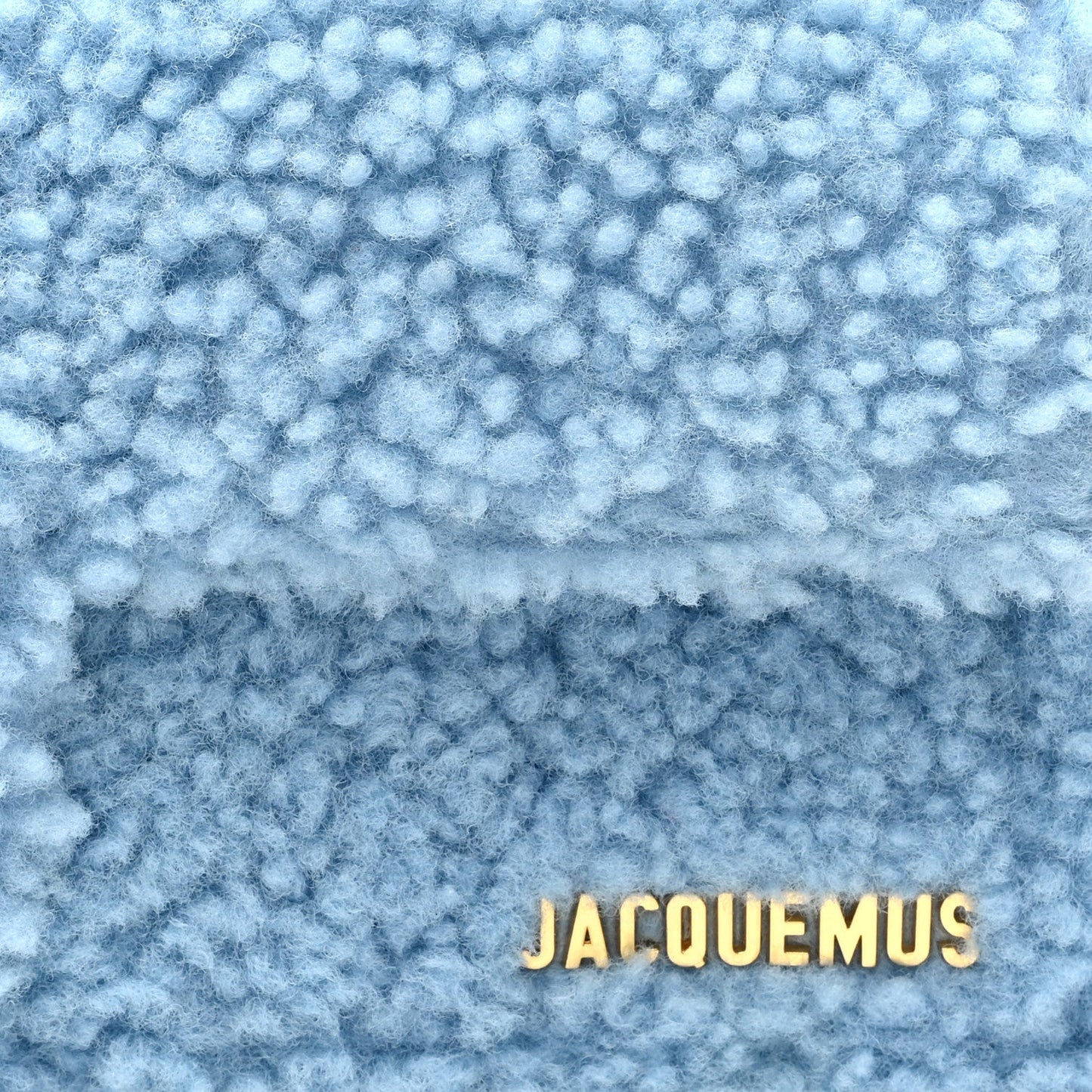 Jacquemus Shearling Le Bambidou Light Blue