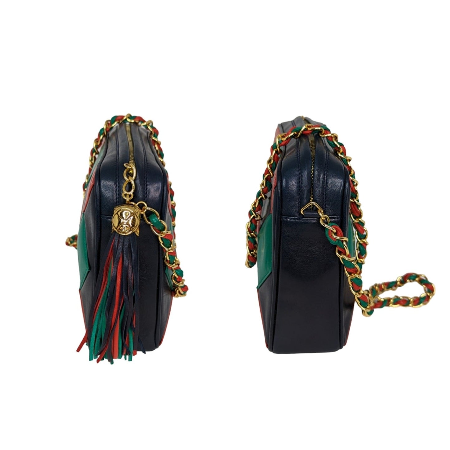 Chanel   Harlequin Tassel Camera Shoulder Bag