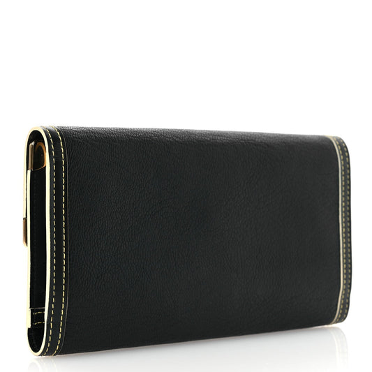 Louis Vuitton Suhali Porte Tresor International Wallet Black