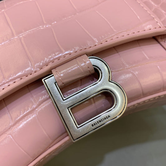 BLN-Ciaga Hourglass Wallet On Chain in Light Pink, For Women,  Bags 9in/23cm
