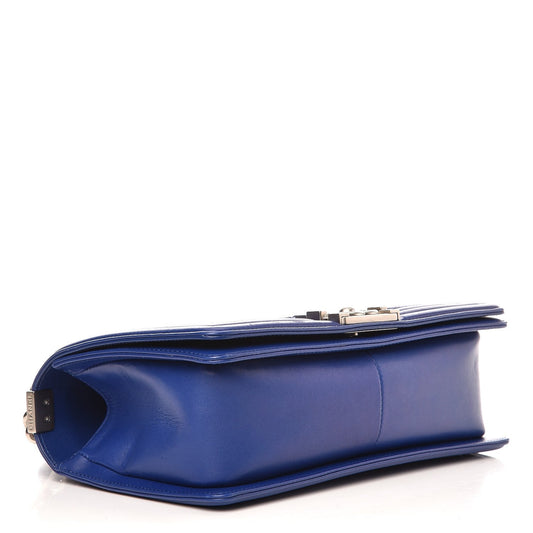 CHANEL MATTE MEDIUM PYTHON BOY FLAP BAG-HS