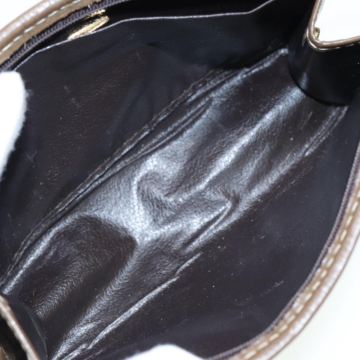 Fendi Zucchino  Canvas Clutch Bag