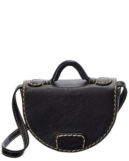 CHL - CC o? Edith Nano Leather Saddle Bag