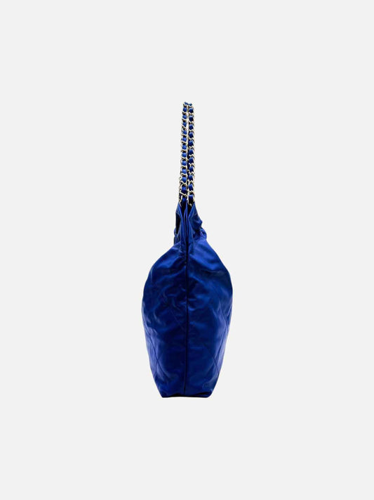 CHANEL 22 Blue Quilted Shoulder Bag