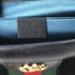Amelia Suede Patent GG Web Small Ophidia Chain Shoulder Bag Black