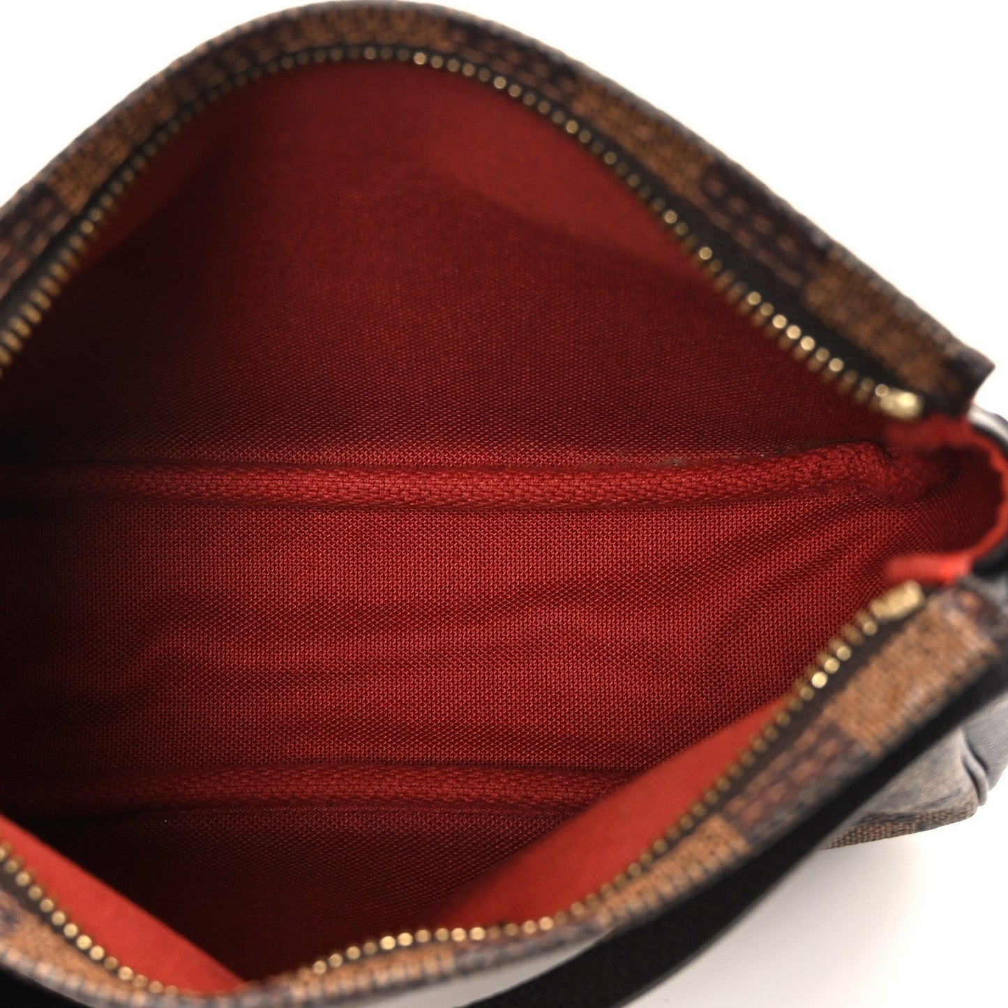 Louis Vuitton Damier Ebene Trousse Make Up Bag Pochette