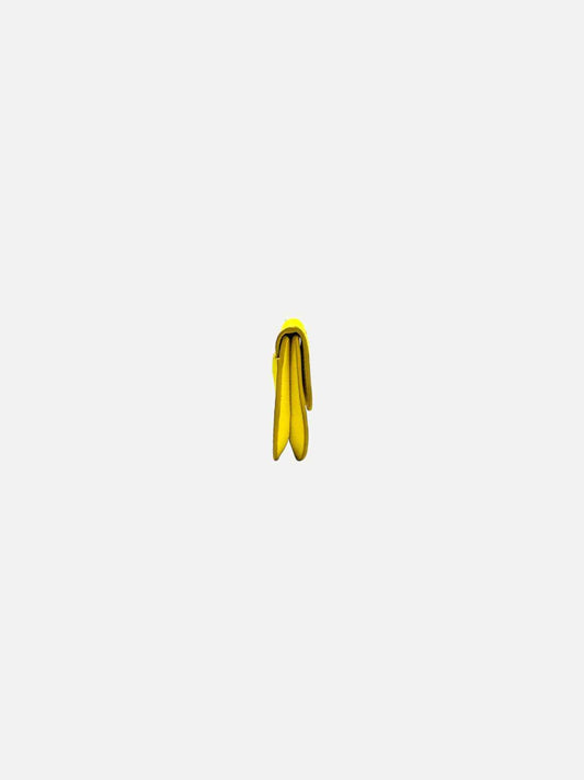 DIOR Saddle Yellow Pouch